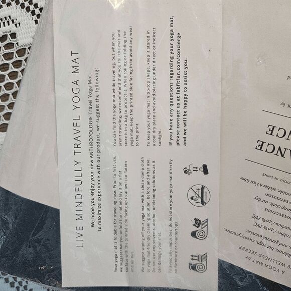 Anthropologie Yoga mat - Picture 2 of 5